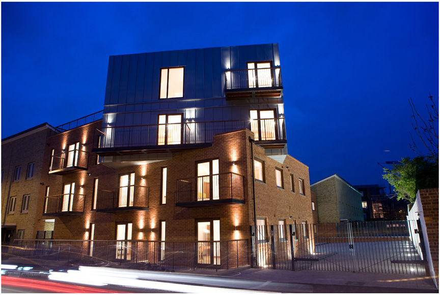 Zinc cladding at Pomeroy Street, Lewisham
