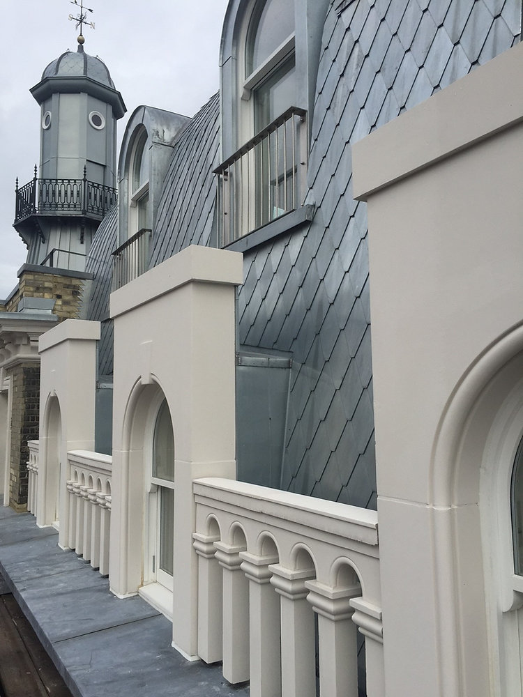 Zinc roofing and cladding at Lighthouse Building, Kings Cross