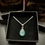 Miniature : Pendentif Labradorite sertie
