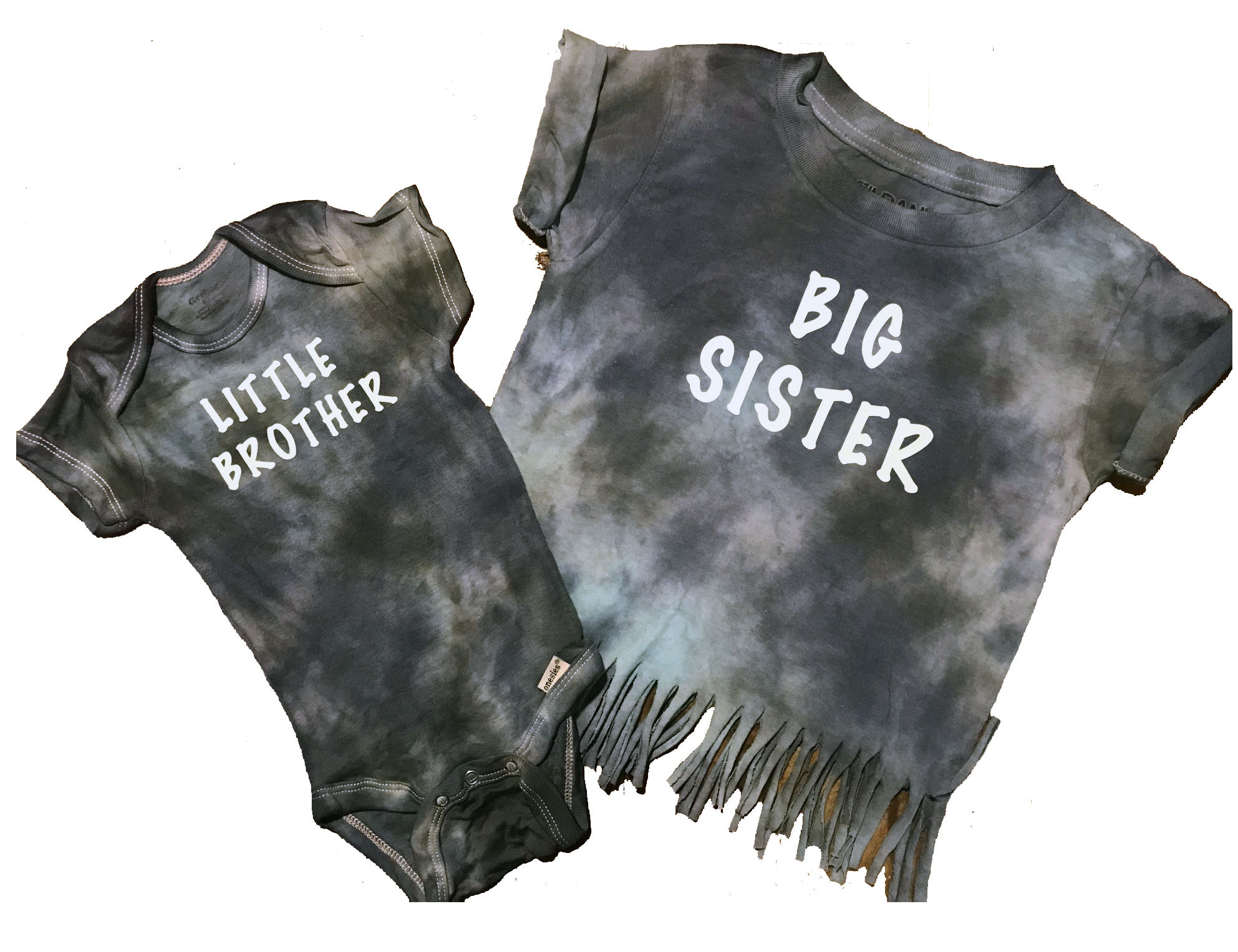 Fringe T-Shirt + Onesie Set