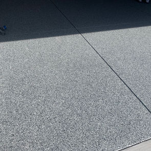 midnight epoxy garage floor in folsom