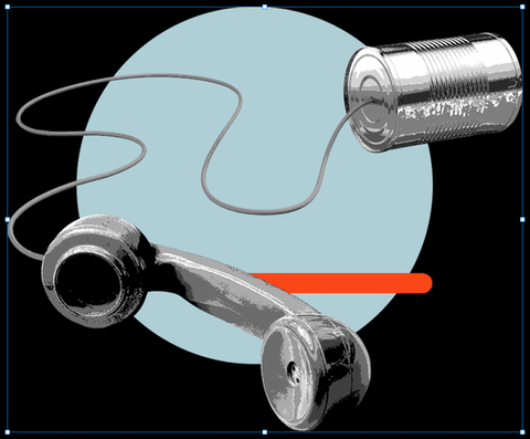 Supporting presentation illustrations