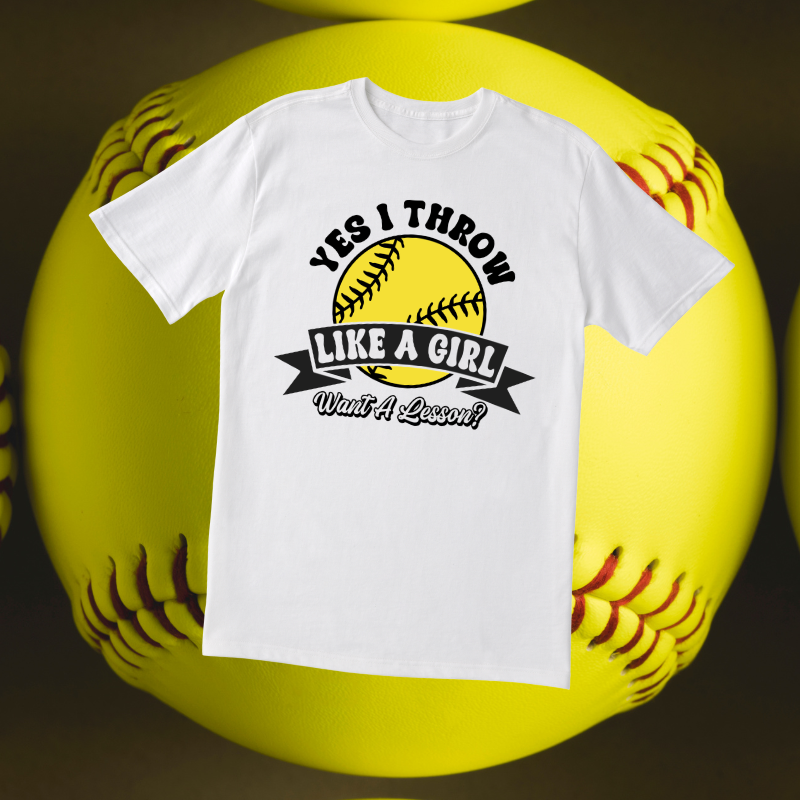 Yes I throw like a girl what a lesson?