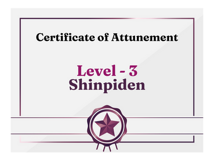 Level 3 - Shinpiden - Reiki Certification by CHI - Noida