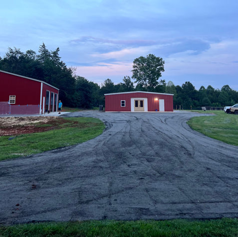 gravel driveway work