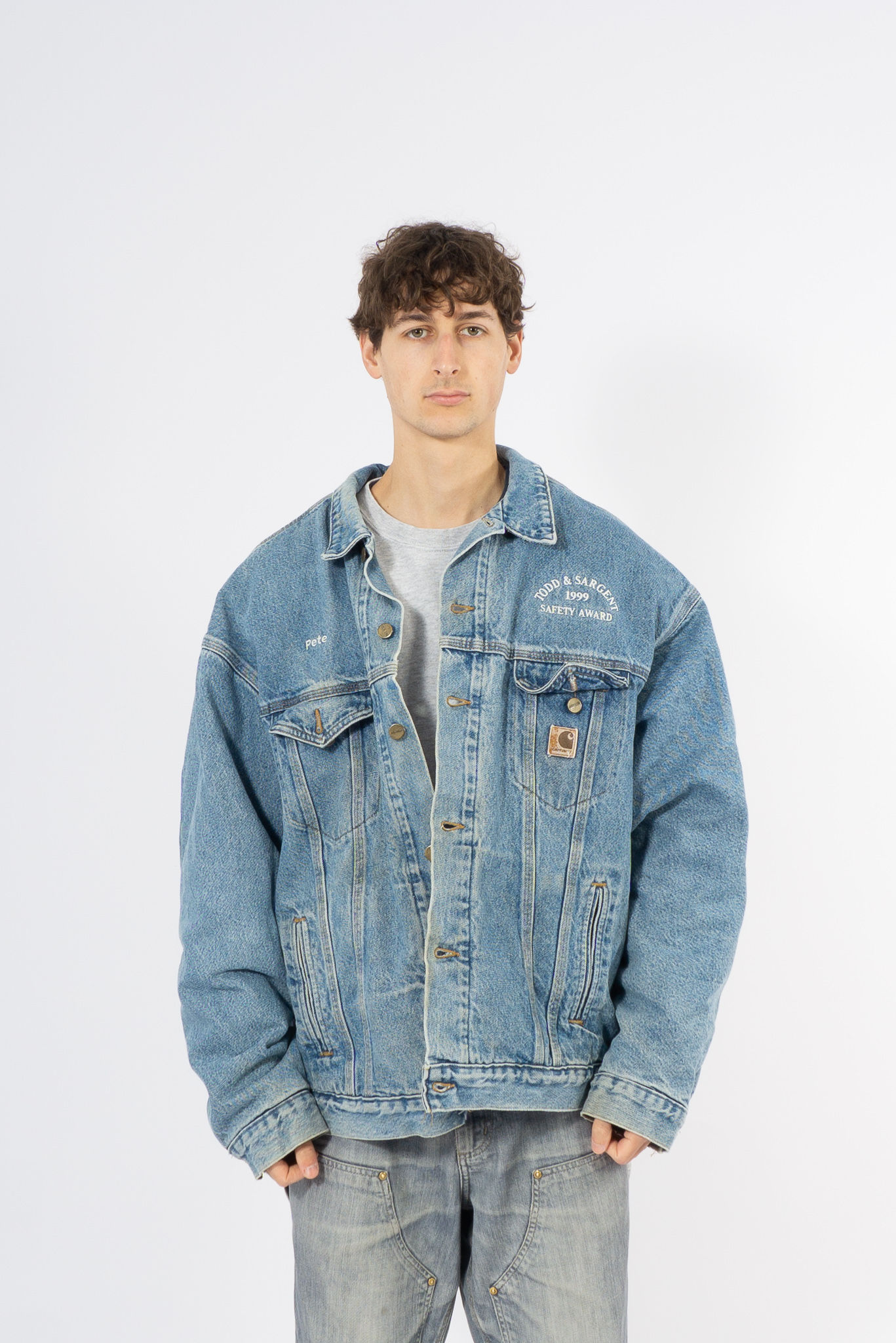 Vintage Carhartt Denim Jacke / XXL