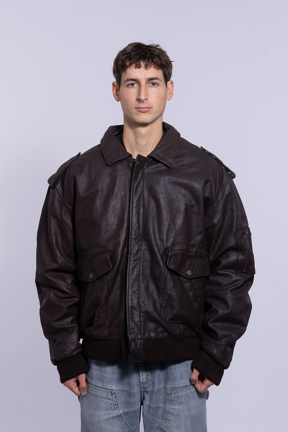 Miniaturbild: Vintage A2 Lederjacke / XXL