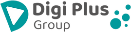 logo de l'agence de communication belge digi plus group situé à thuin à 10 minutes de charleroi