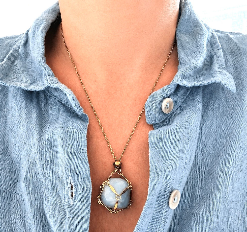 Miniatyrbilde: Crystal Cage Necklace 