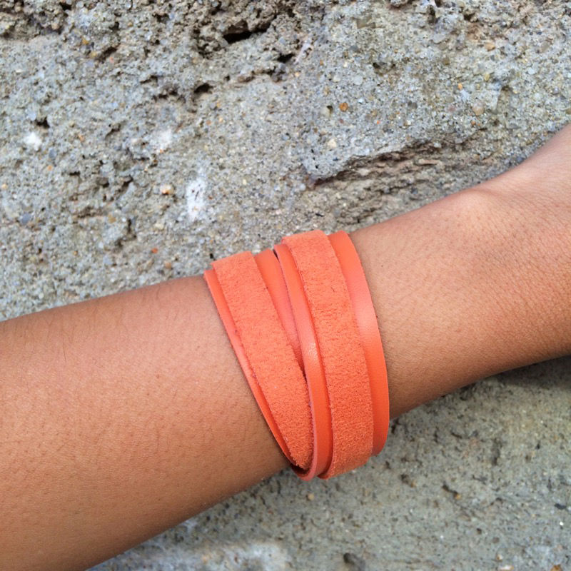 Miniatura: Pulseira Dupla (laranja)