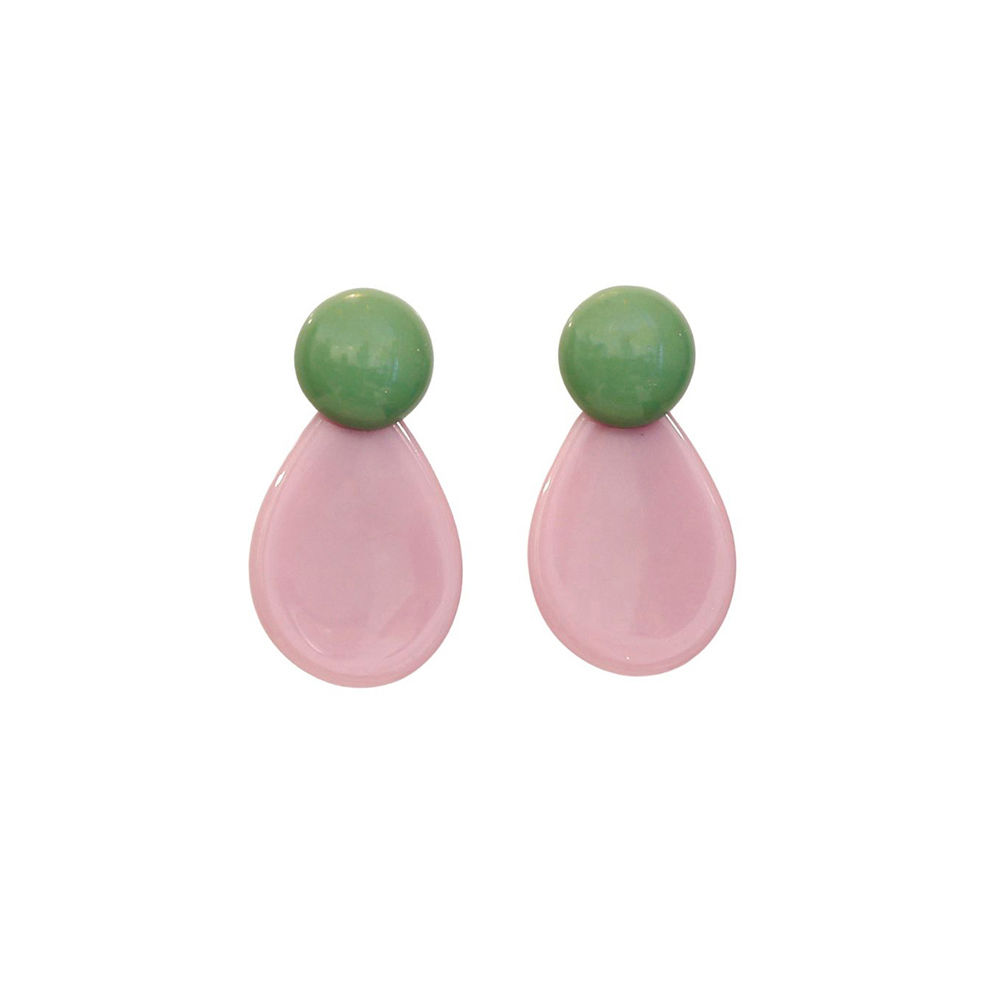 Brinco Pingo | lilás e verde