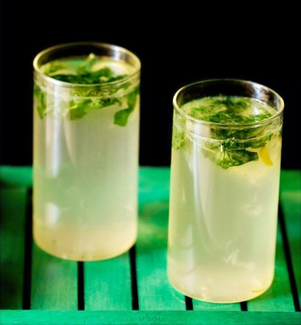 Lemon Mojito with Basil