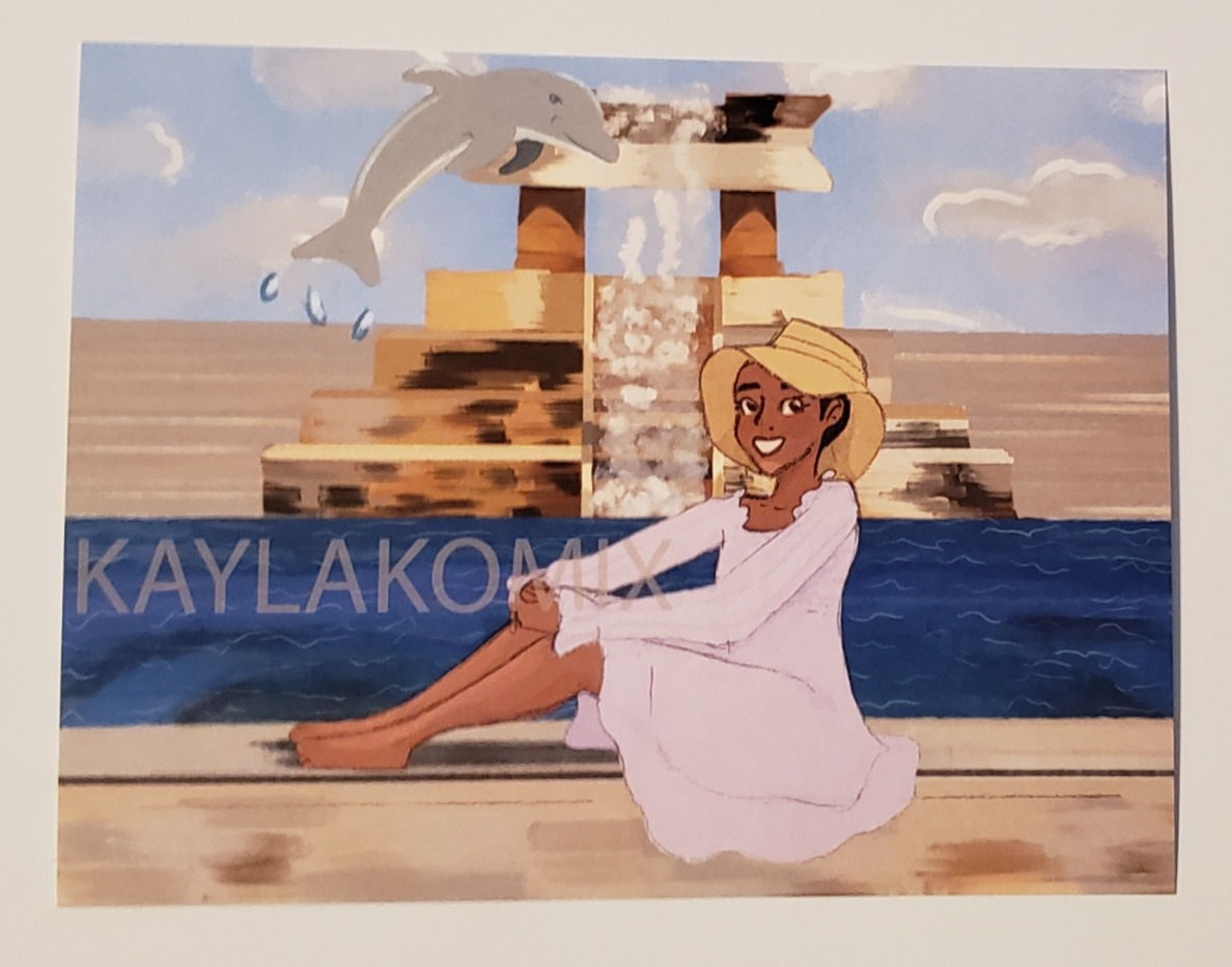 Dolphin Vacation Print