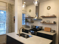 New Floating Kitchen Shelves