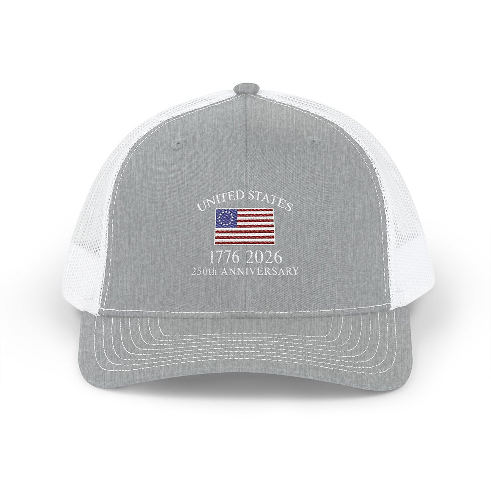 Thumbnail: Embroidered Trucker Hat America's 250th Anniversary Edition 