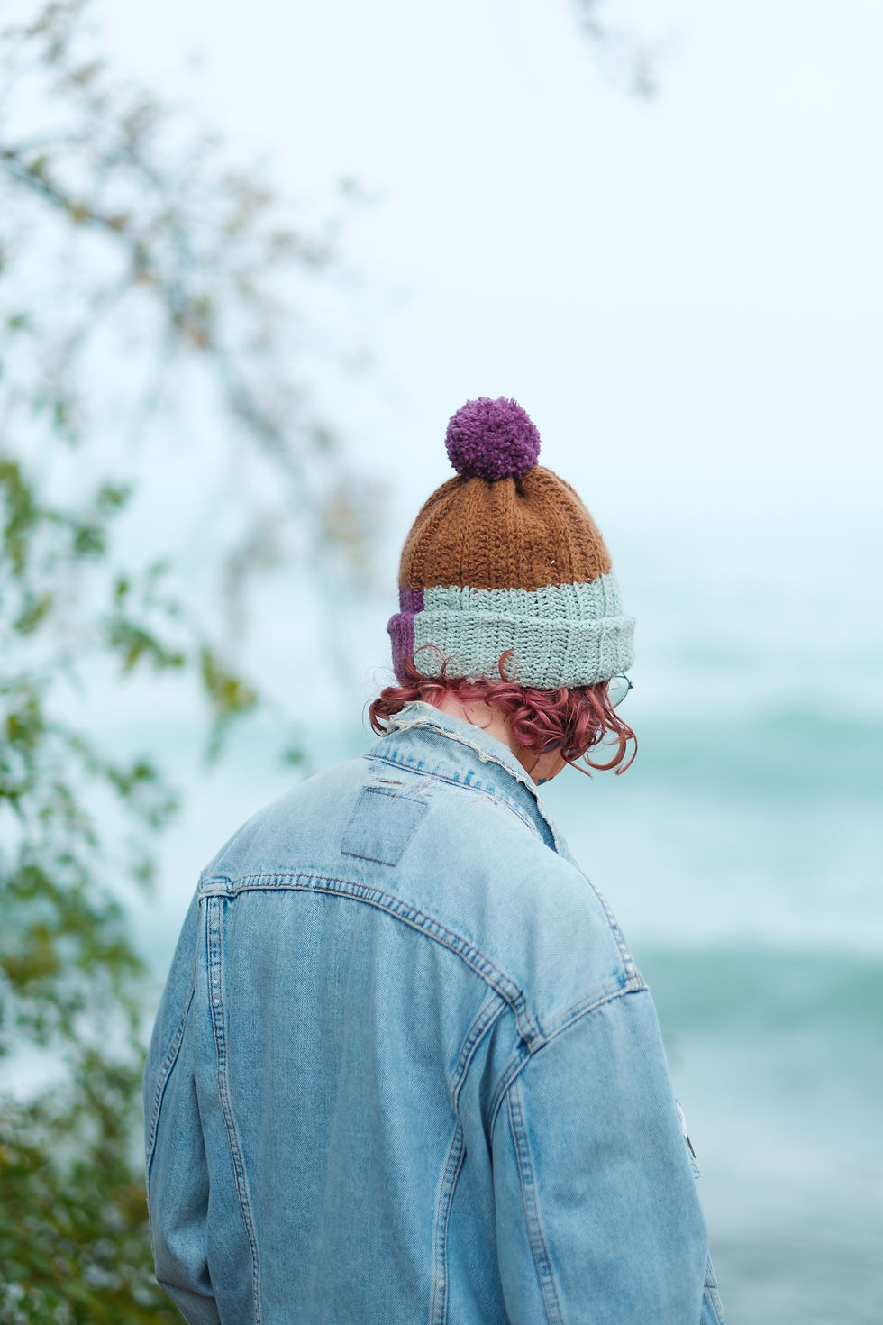 Thumbnail: Large Geometric Crochet Hat