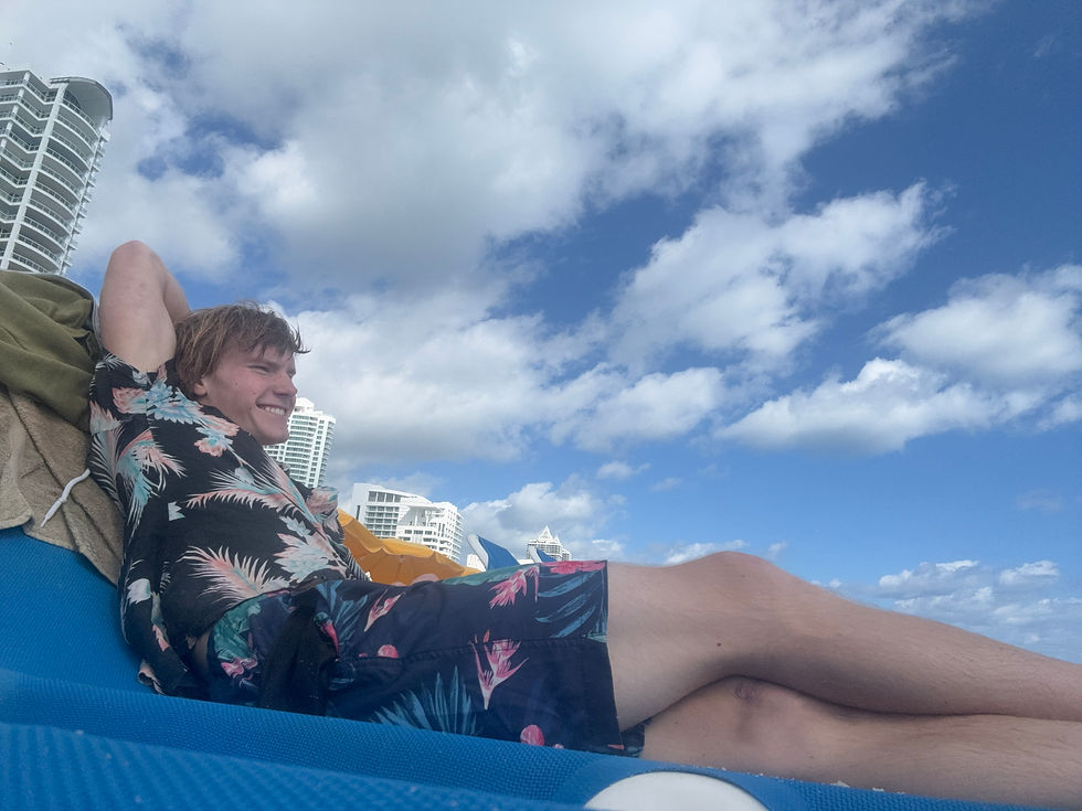 Really enjoying my Miami beach day