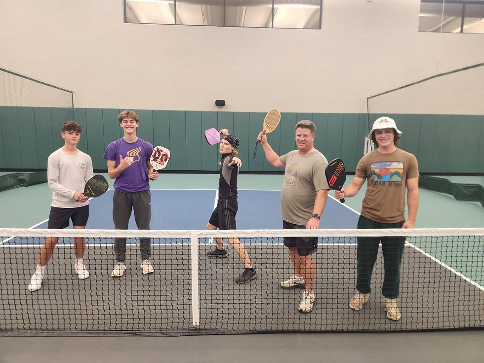 Getting way into the pickleball action
