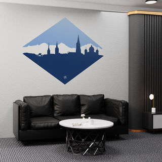 C:C Knöpfel Fine Art Bernische Pensionskasse BPK Interior Artwork Empfangsbereich, Plexiglas und Klebefolie