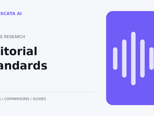Lemniscata AI: Editorial standards
