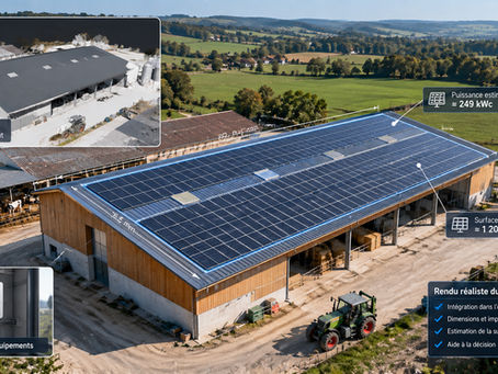 ☀️ PHOTOGRAMMÉTRIE & PROJECTION PHOTOVOLTAÏQUE PAR DRONE