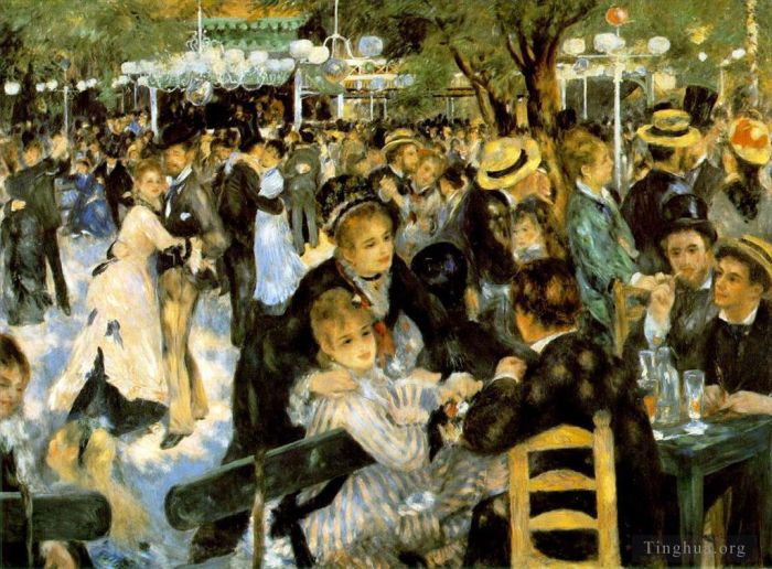 Pierre-Auguste Renoir’nın Moulin de la Galette'te Dans’ı