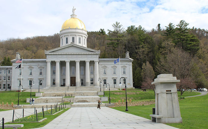 The capitol building in Montpelier Vermont