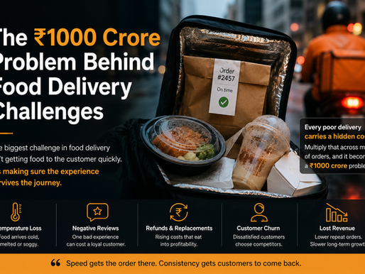 Food delivery challenges are causing hidden costs through cold food, customer complaints, refunds, and lost revenue