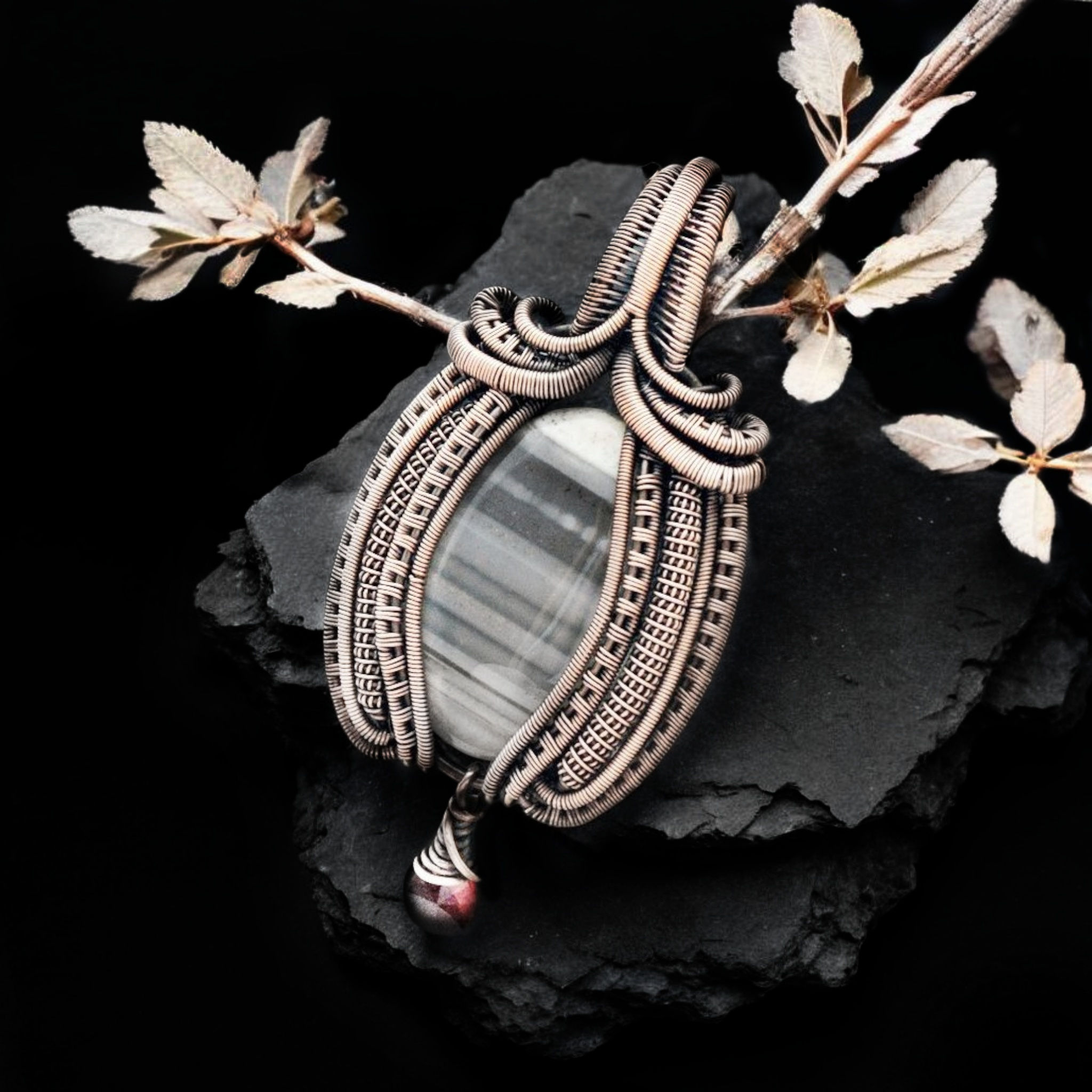 Spires Cabochon Pendant PDF Tutorial