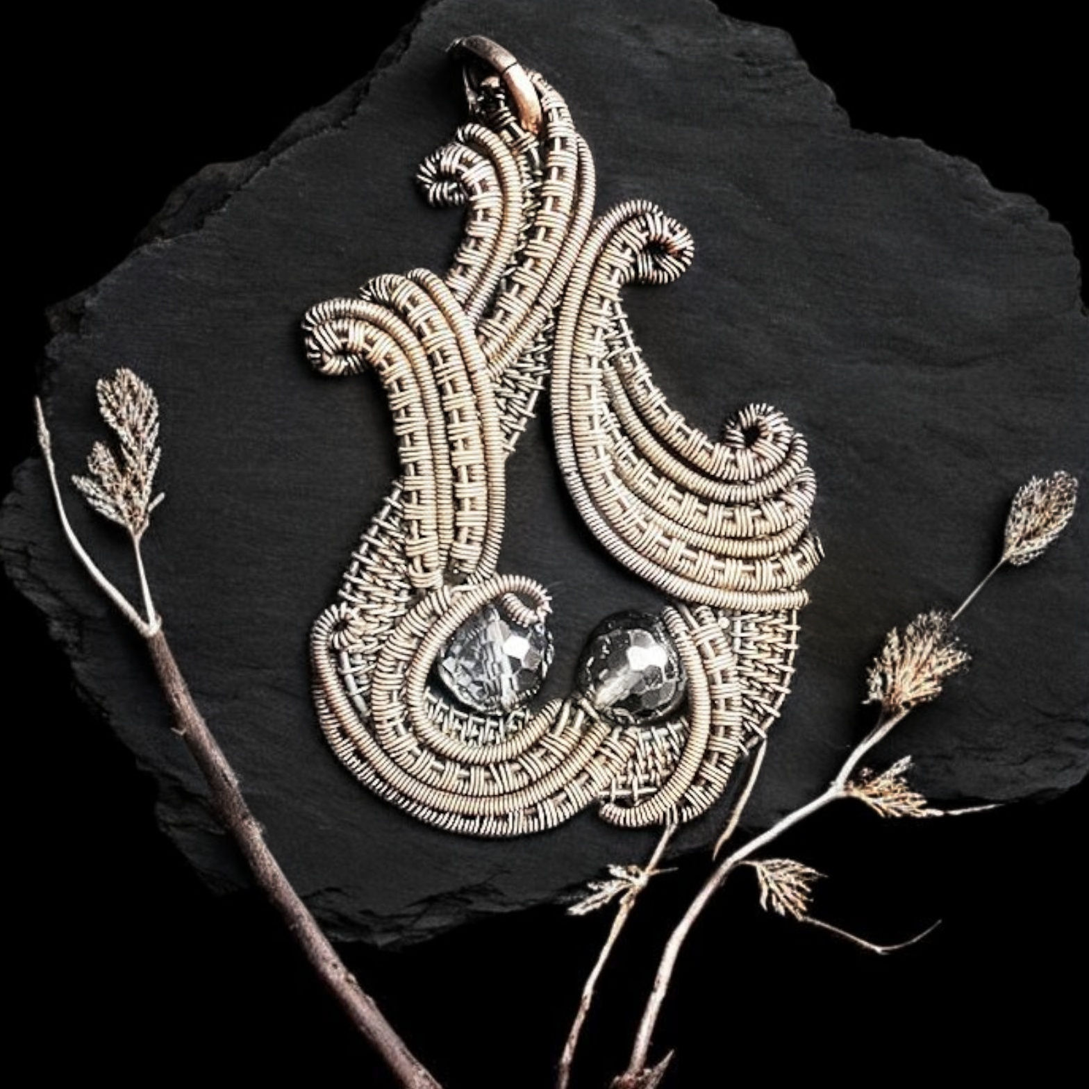 Two Stone Chaos Pendant PDF Tutorial