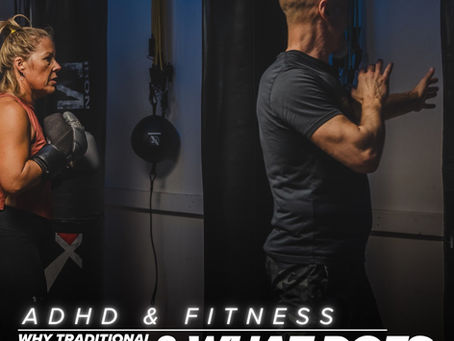 Sonny teaching kickboxing to client