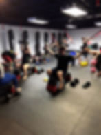 Strength training group class