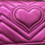 Thumbnail: Metallic Calfskin Matelasse Crystal GG Marmont Mini Bag Pink