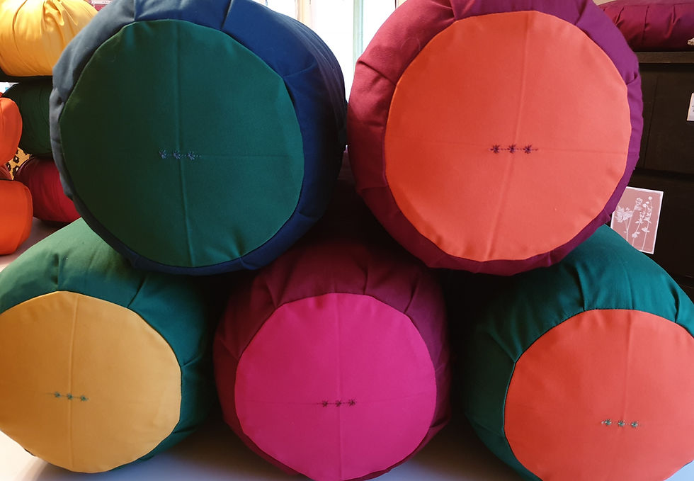 Miniature : Bolster avec housse uni ou bicolore