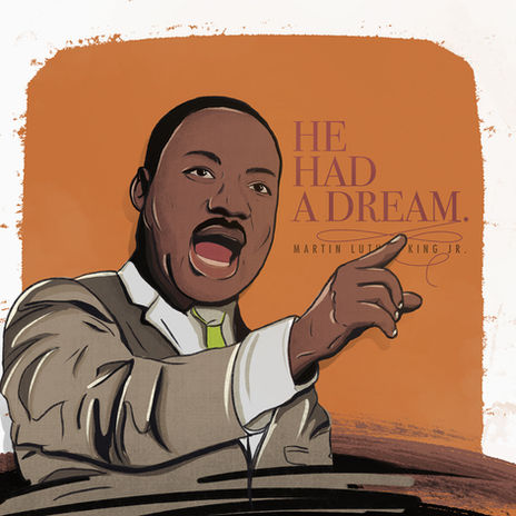 Martin Luther King Jr. Illustration