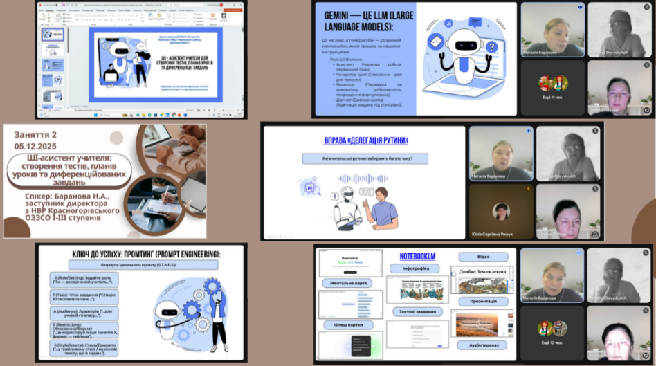 Освітній Онлайн Хаб. Заняття Онлайн-школи «Базові цифрові компетентності педагога»