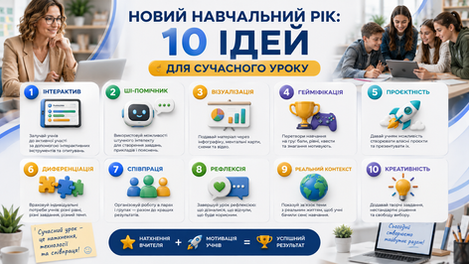 Новий навчальний рік — нові можливості для сучасного уроку!