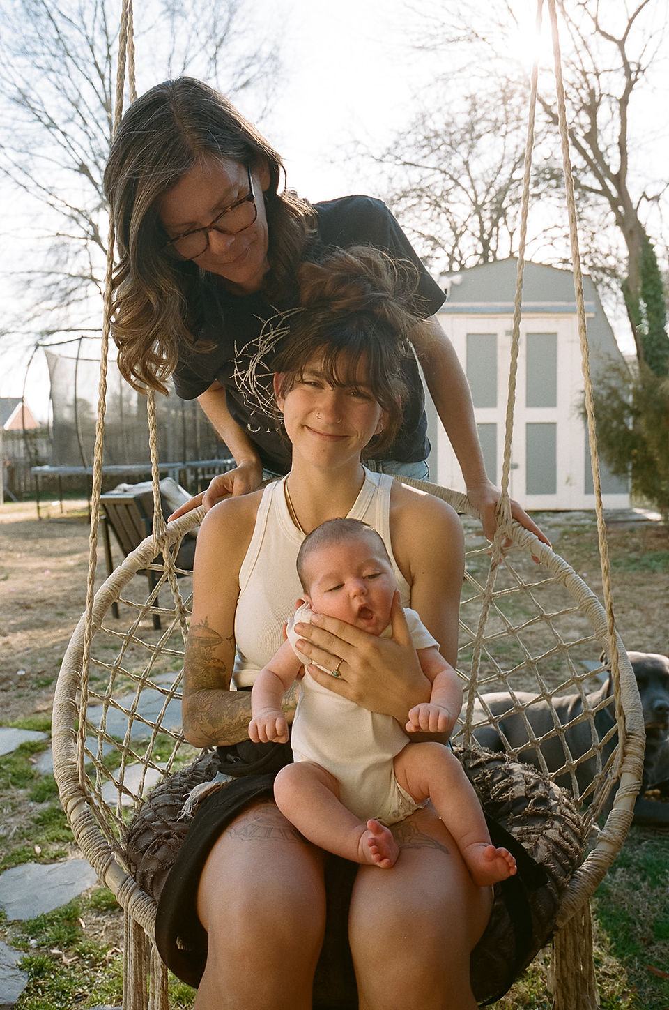 Intimate family photography at home in RVA