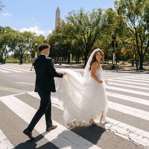 DC Elopement at Constitution Gardens & National Gallery of Art |Washington DC Wedding Photographer