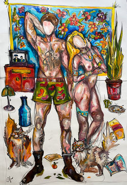 Leave_us_alon_canvas_oil-ink_90_140cm.JP