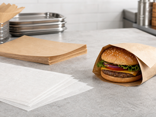 Burgerpapier und Burgerverpackung für Take-away und Gastronomie