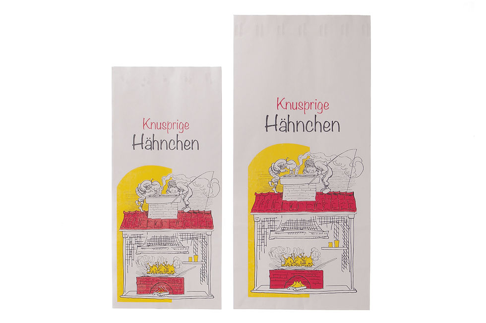 Becher mit Gastro-Design, Einwegverpackung für Getränke, ideal für Imbiss und Bistro, günstig und zuverlässig.