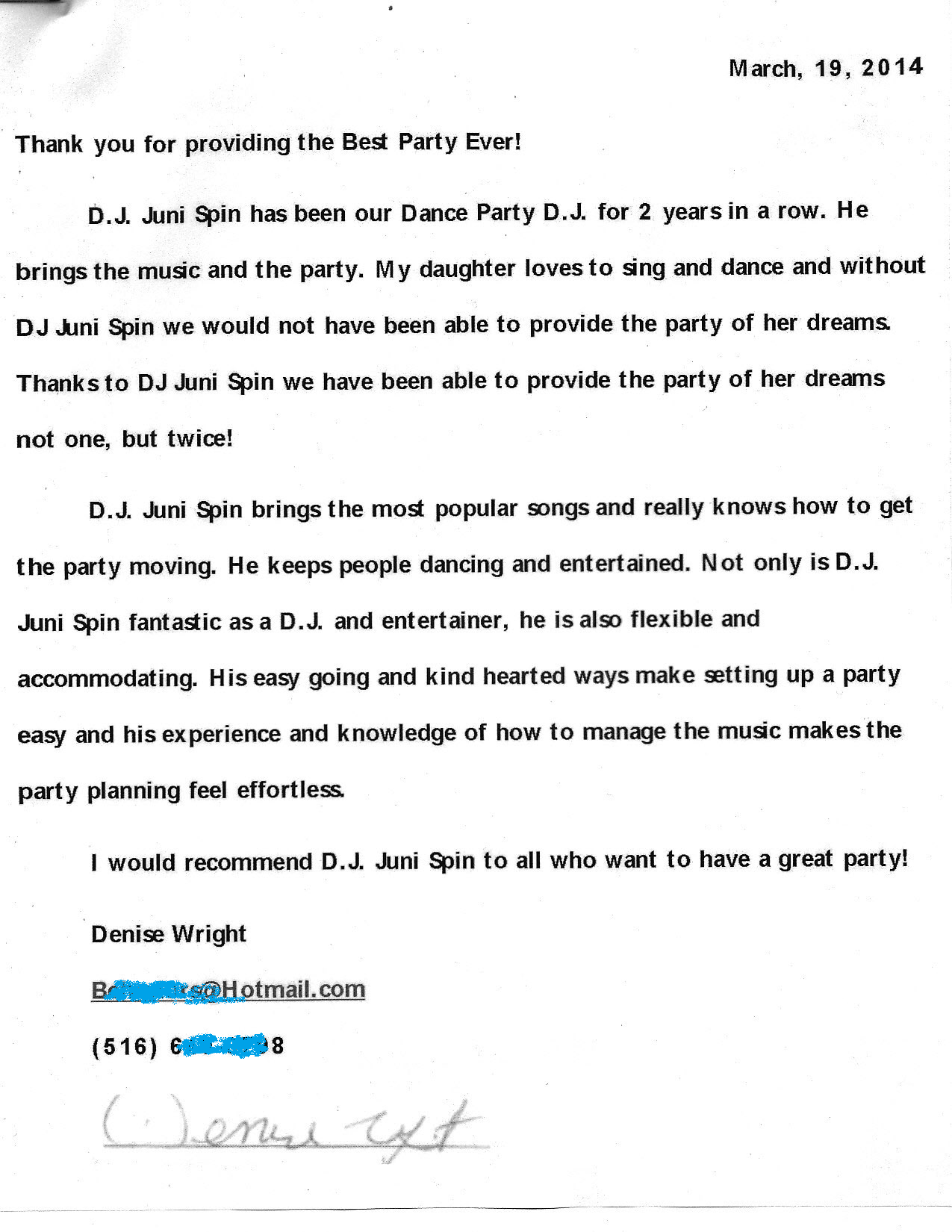 11th Birthday Party