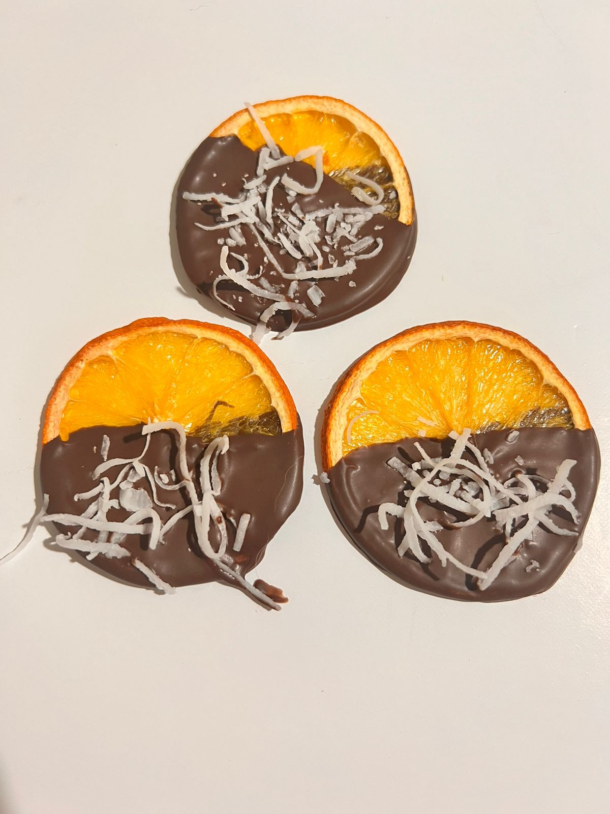 Naranja con chocolate