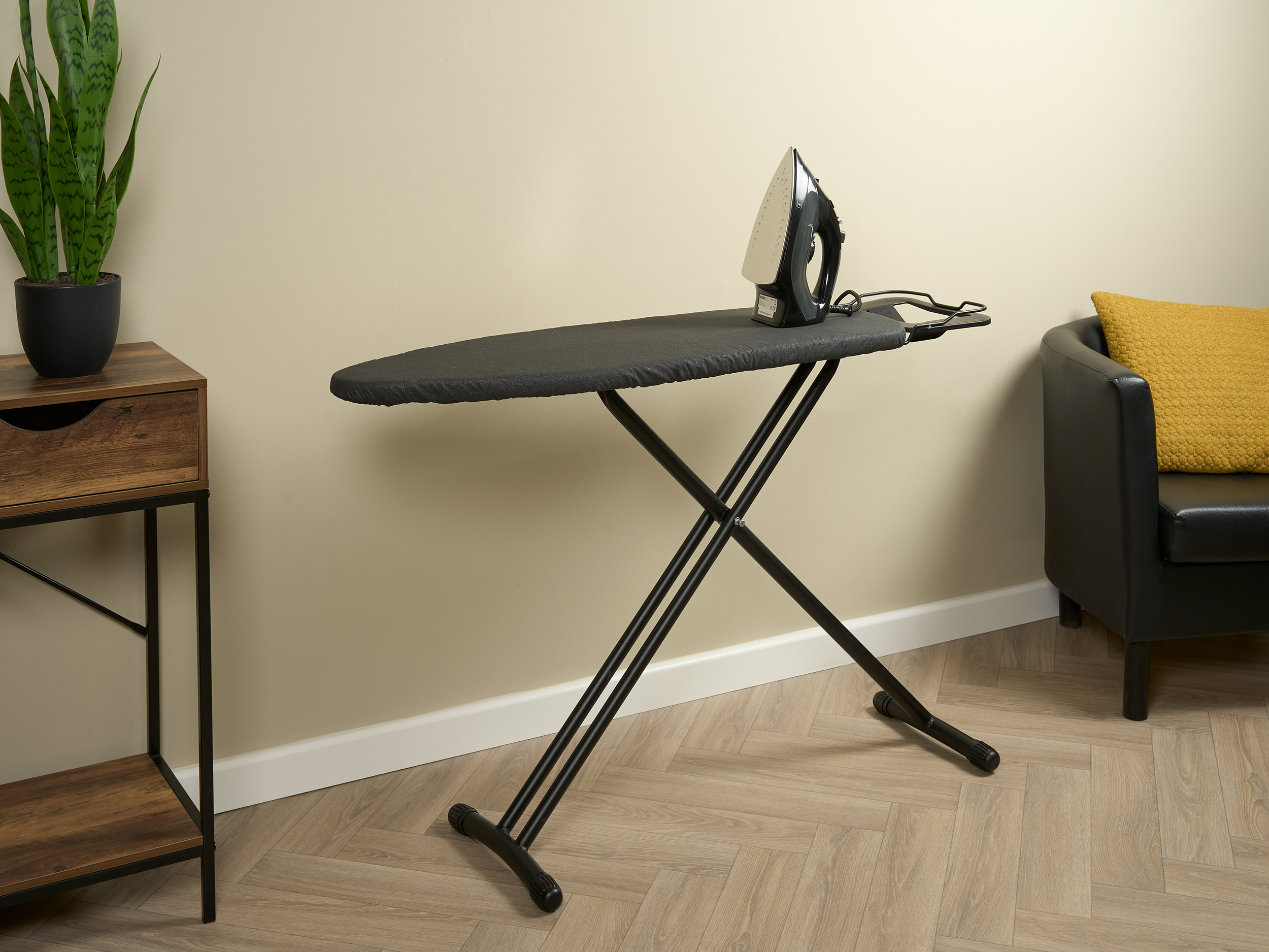 Classic Ironing Board Cover in Dark Grey view 2