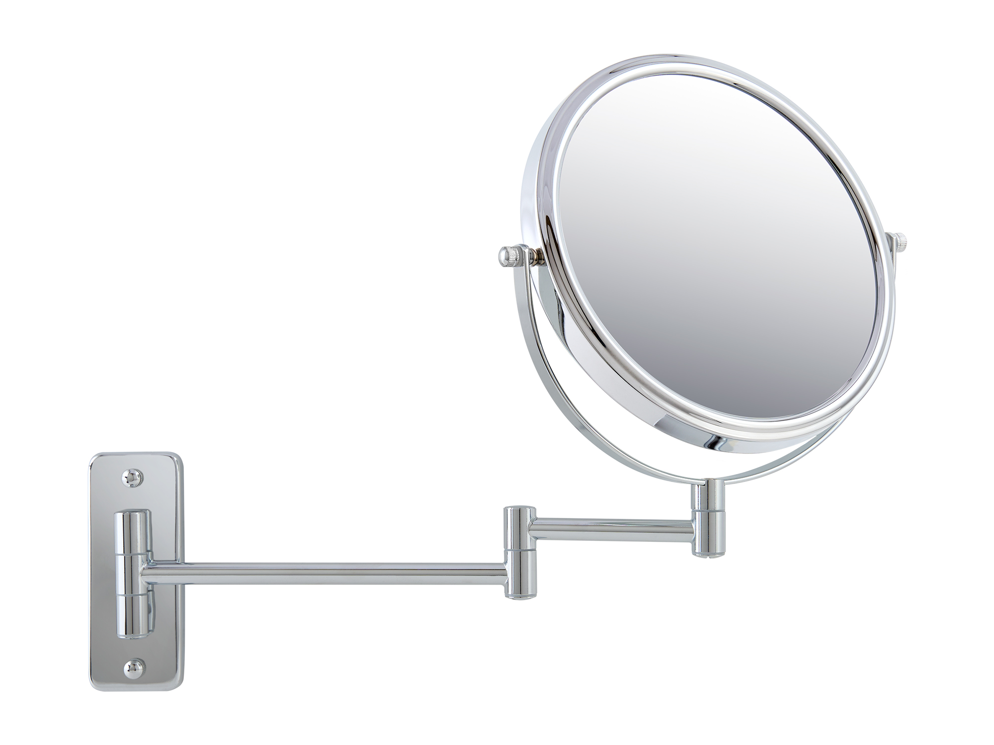 Winchester Wall Mounted Mirror in Chrome view 3