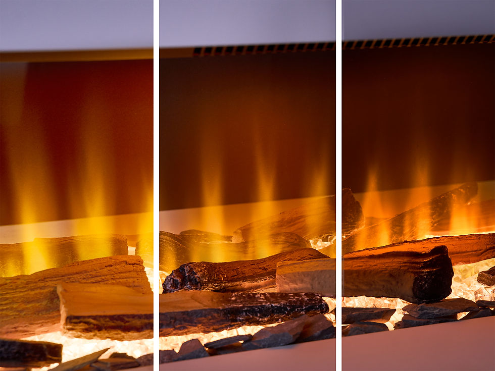 Thumbnail: Armada Wall Mounted Suite Dimmable Flame Effect