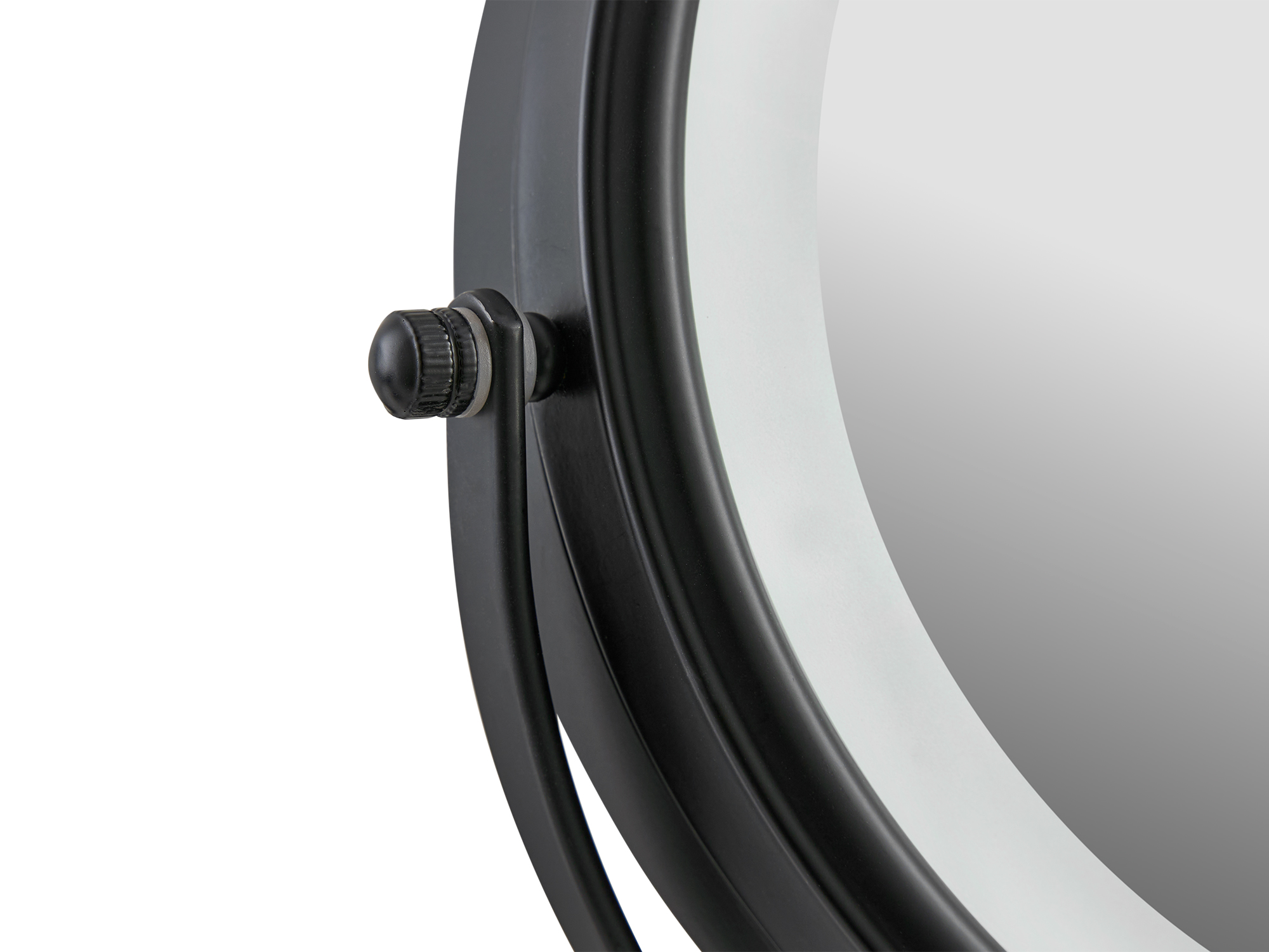 Winchester LED Wall Mounted Mirror in Matt Black view 5