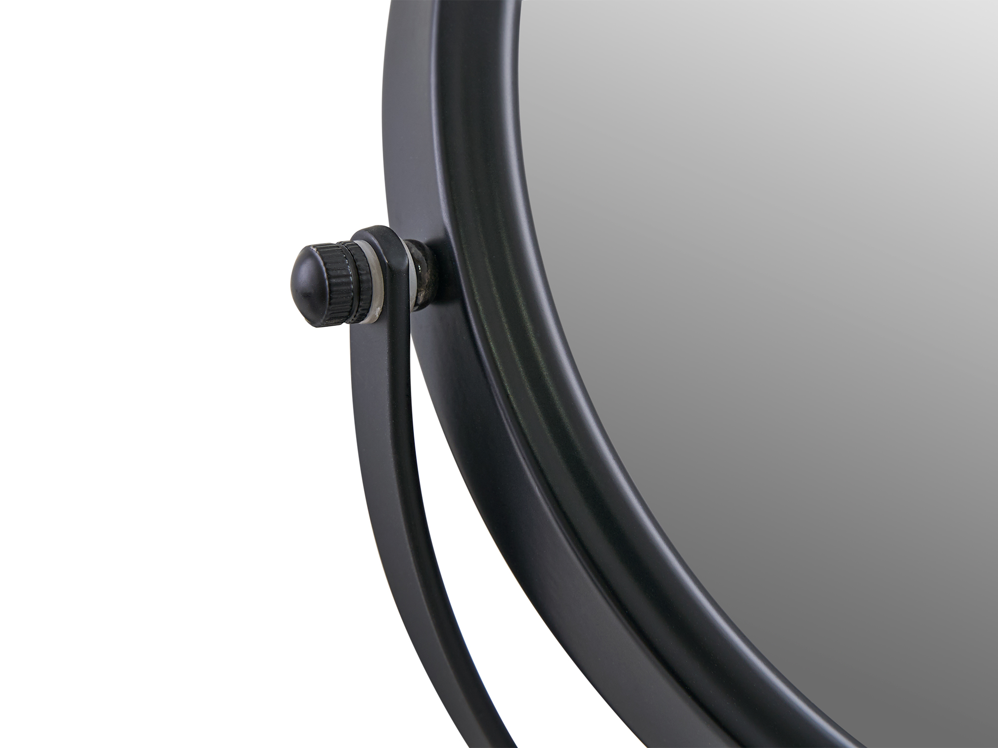 Winchester Wall Mounted Mirror in Matt Black view 4