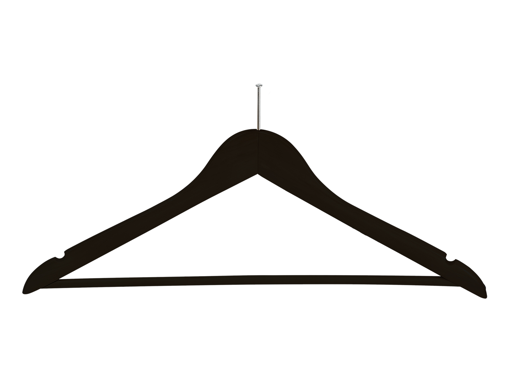 Chelsea Guest Hanger with Security Pin in Black